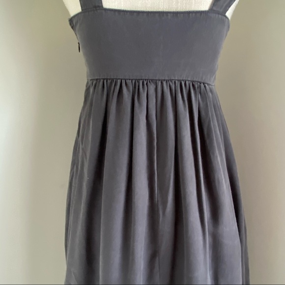 Lands’ End Canvas Gray Dress with Side Pockets, 2 - Picture 6 of 14